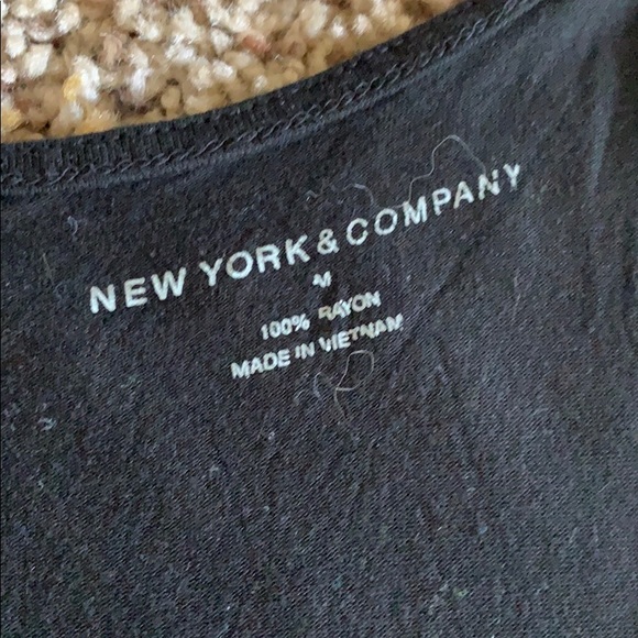 NY & Co Black Beaded Tank - Picture 3 of 4